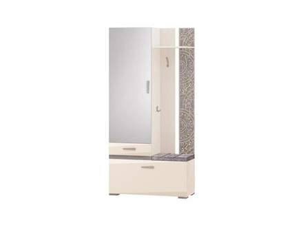 Фреска-48 (DaVita) 48.07.1 Панель с крючками комбинированная с зеркалом