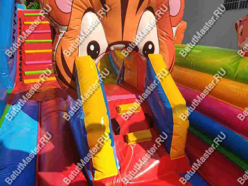 Коммерческий батут "Тигриная страна 2", 10*5*4 м