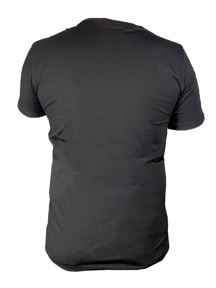 Футболка черная 95% хлопок, 5% лайкра