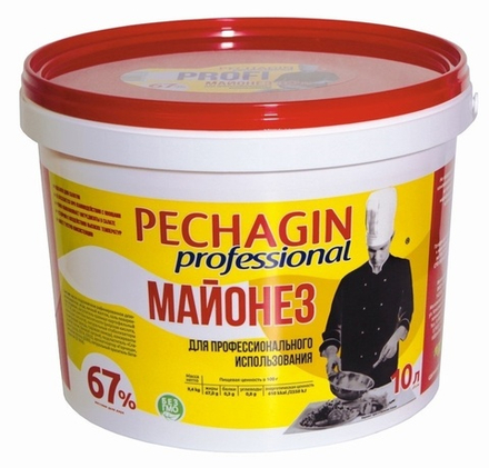 Майонез «Pechagin» Professional Profi 67% ведро - 10 л