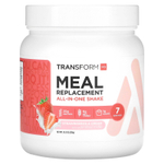 TransformHQ, заменитель приема пищи, универсальный коктейль, с клубникой и сливками, 287 г (10,3 унции)