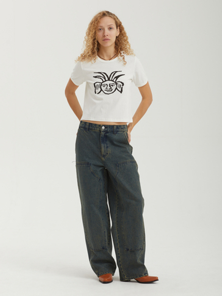 Женские Джинсы Leah Iii Baggy Double Knee