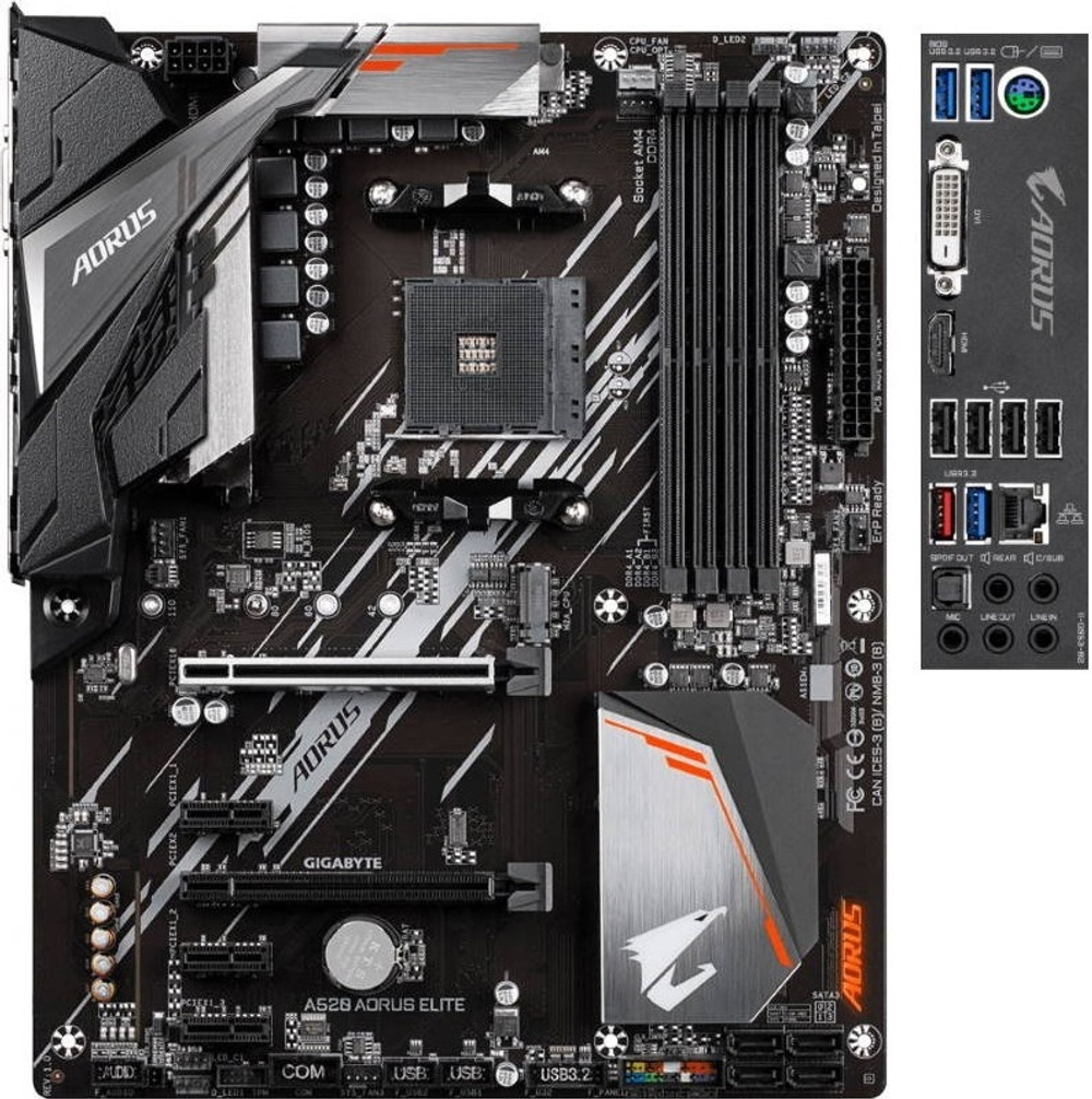 Материнская плата GIGABYTE A520 AORUS ELITE