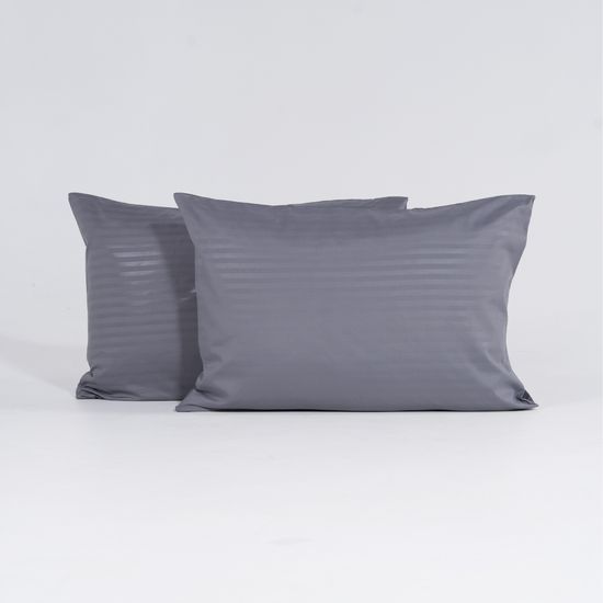 Простыня на резинке Ecogri, 160x200х30, страйп полисатин HOMY