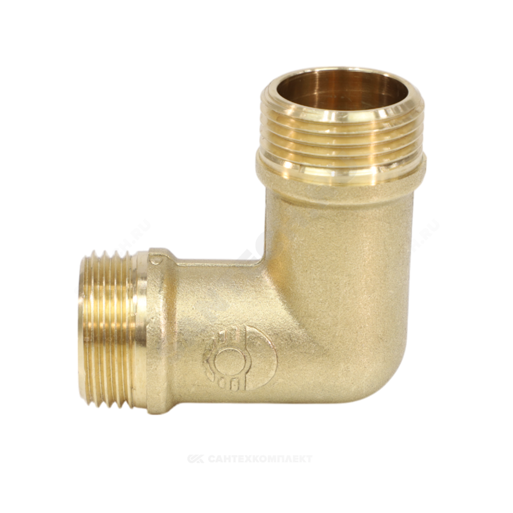 Угольник латунь Ду 20 (3/4") НР/НР VALFEX VF.093.L.034