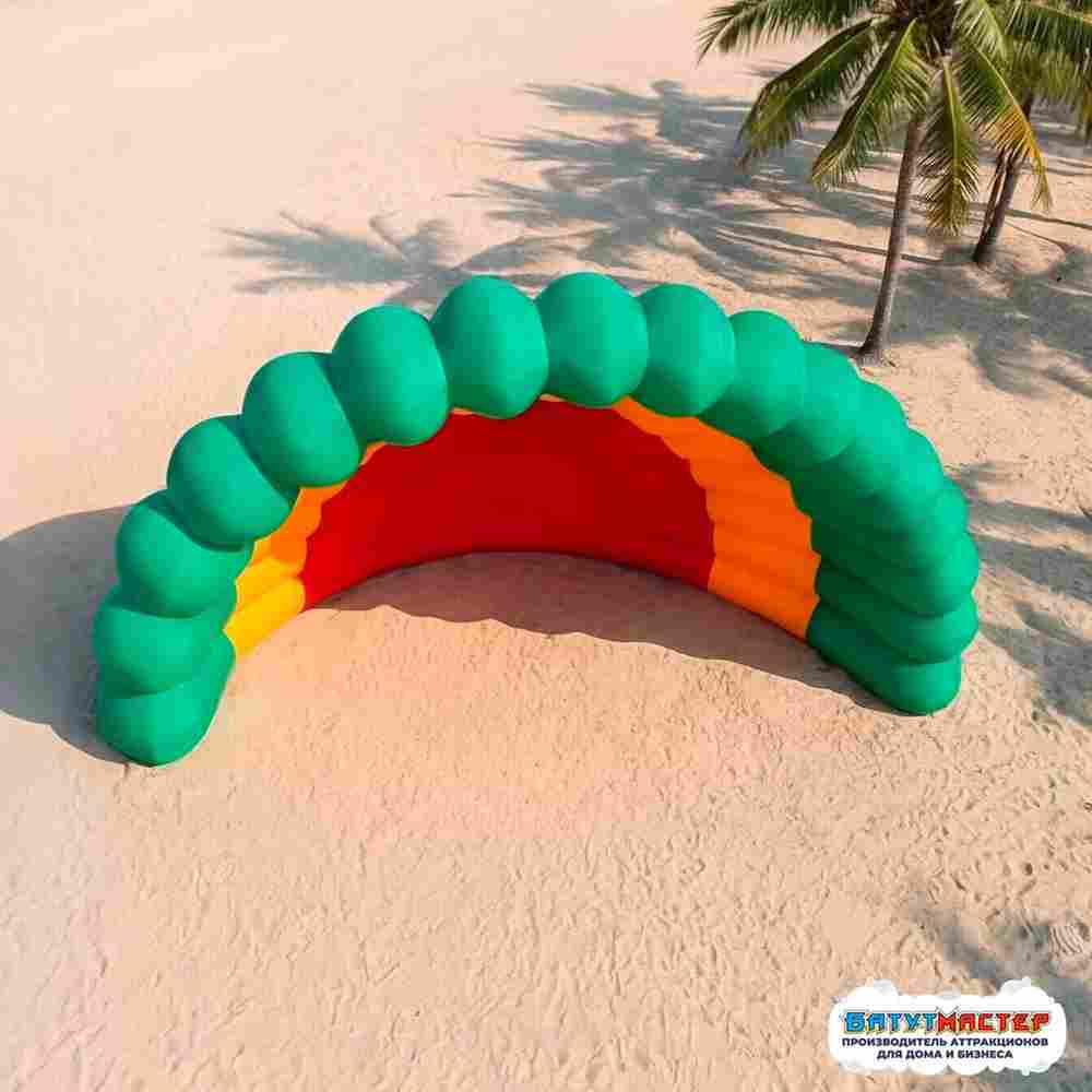 Надувная сцена ракушка «Закатный веер», 12×7×8 м