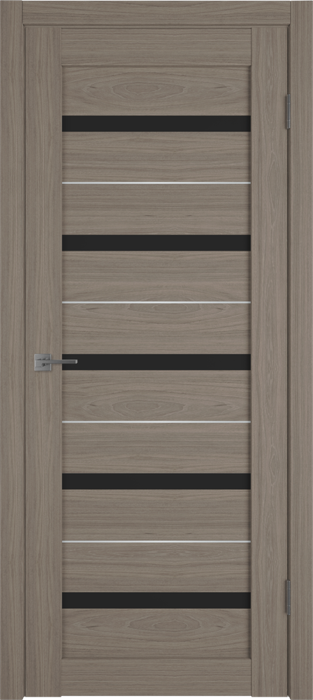 Дверь Atum Al 7 / Brun Oak / Black Gloss SM / Владимирские двери