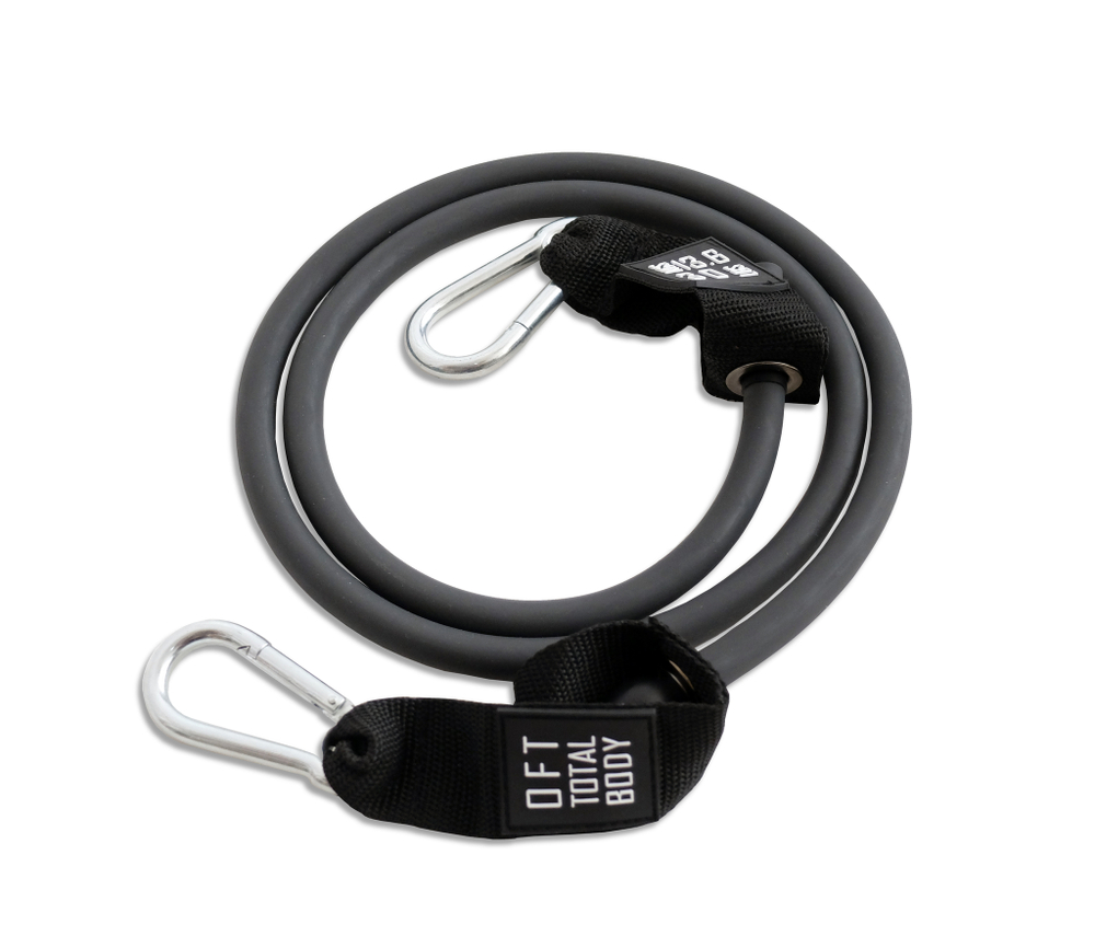 Эспандер из натурального латекса с карабинами сопротивление 30 lbs