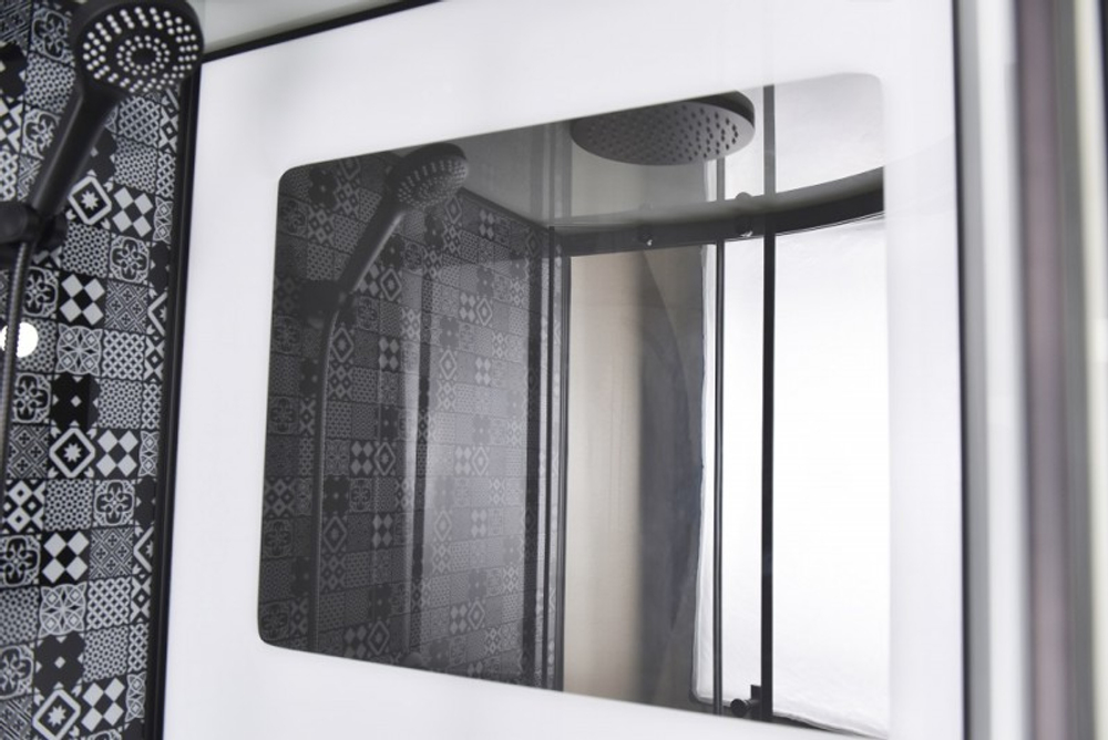 Душевая кабина Esbano ESKBB90CKR 90x90x210 черный