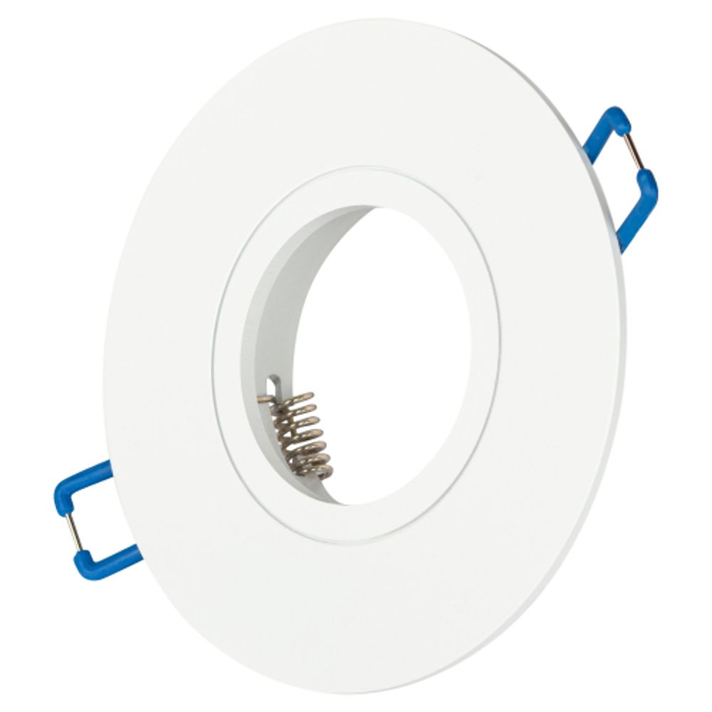 Светильник встраиваемый алюминиевый ЭРА KL83 WH под лампу MR16 GU5.3 белый | Алюминиевые встраиваемые светильники