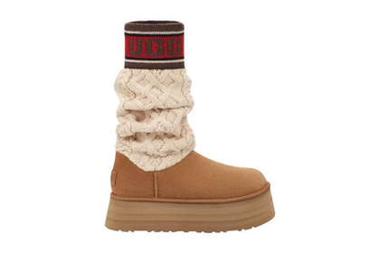 UGG Classic Sweater Letter Chestnut