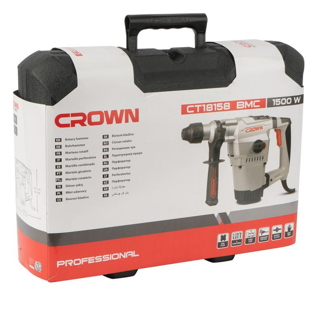 Перфоратор Crown CT18158 BMC 1500 Вт