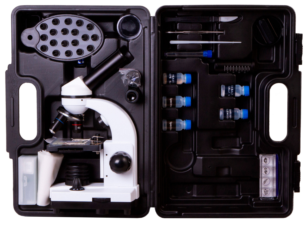 Микроскоп Bresser Junior Biolux SEL 40–1600x, белый, в кейсе - фото 16