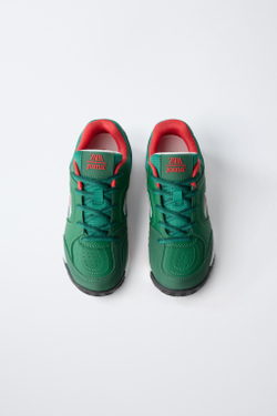 ZARA КРОССОВКИ JOMA® MUNDIAL КАНАДА, ЗЕЛЕНЫЙ