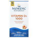Nordic Naturals, Витамин D3 1000, апельсин, 25 мкг (1000 МЕ), 120 мягких таблеток