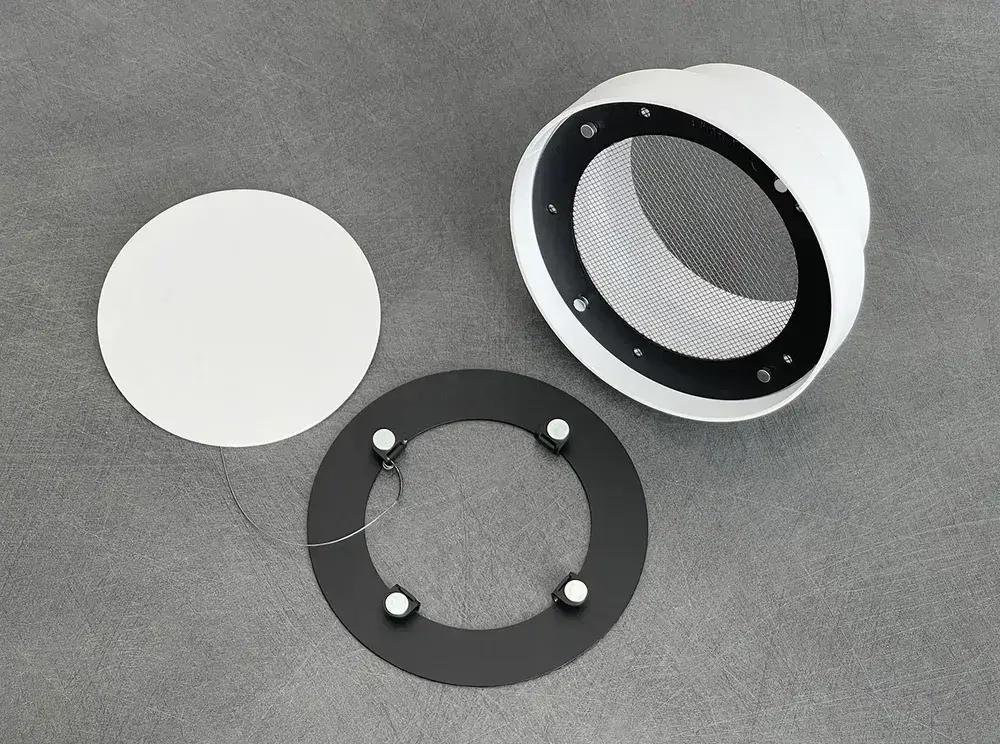 Решетка магнитная теневая вентиляционная D125 - Nova