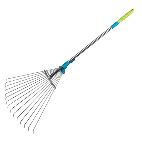 ГРАБЛИ ВЕЕРНЫЕ СТАЛЬНЫЕ 190-600Х790-1620 ММ 15 ЗУБЬЕВСТАЛЬНОЙ ЧЕРЕНОК PALISAD 61787