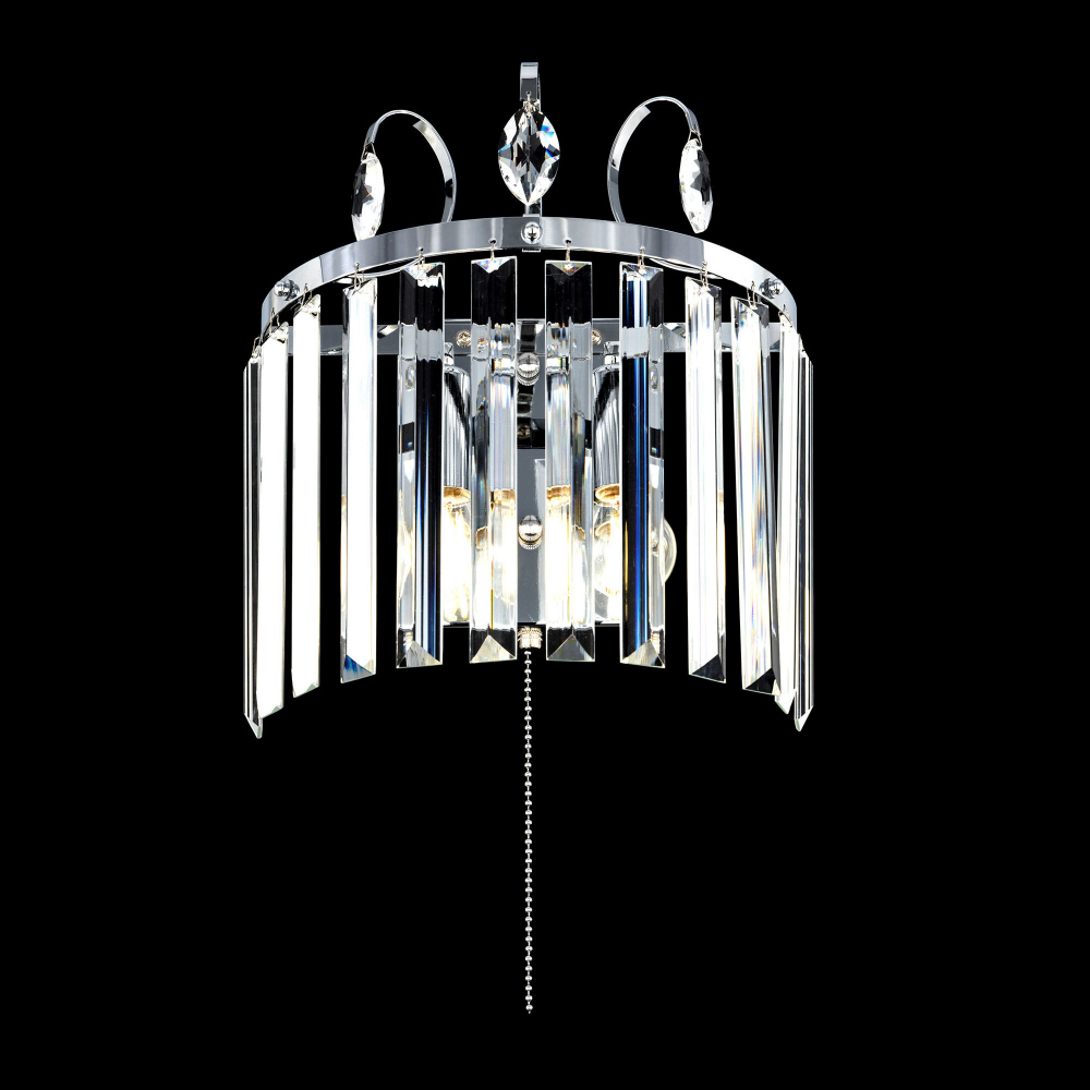 Citilux Инга CL335321 Бра хрустальное с выключателем Хром