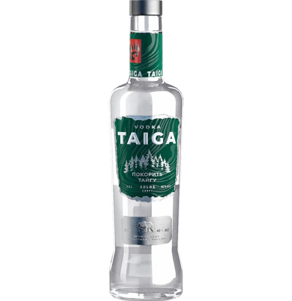 Водка Тайга 0,5 л.