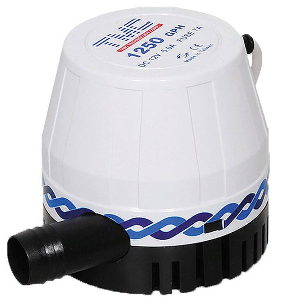 Помпа трюмная осушительная "TMC 1250" 79л/мин, 12 В (503-1712011, 10016215)
