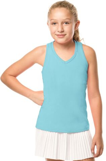 Футболка для девочки Lucky in Love Core V-Neck Cutout Tank Girls - ocean