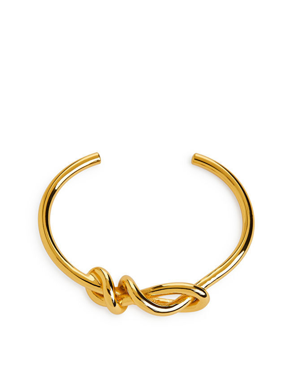 ARKET БРАСЛЕТ-МАНЖЕТА С УЗЛОМ, ЗОЛОТОЙ