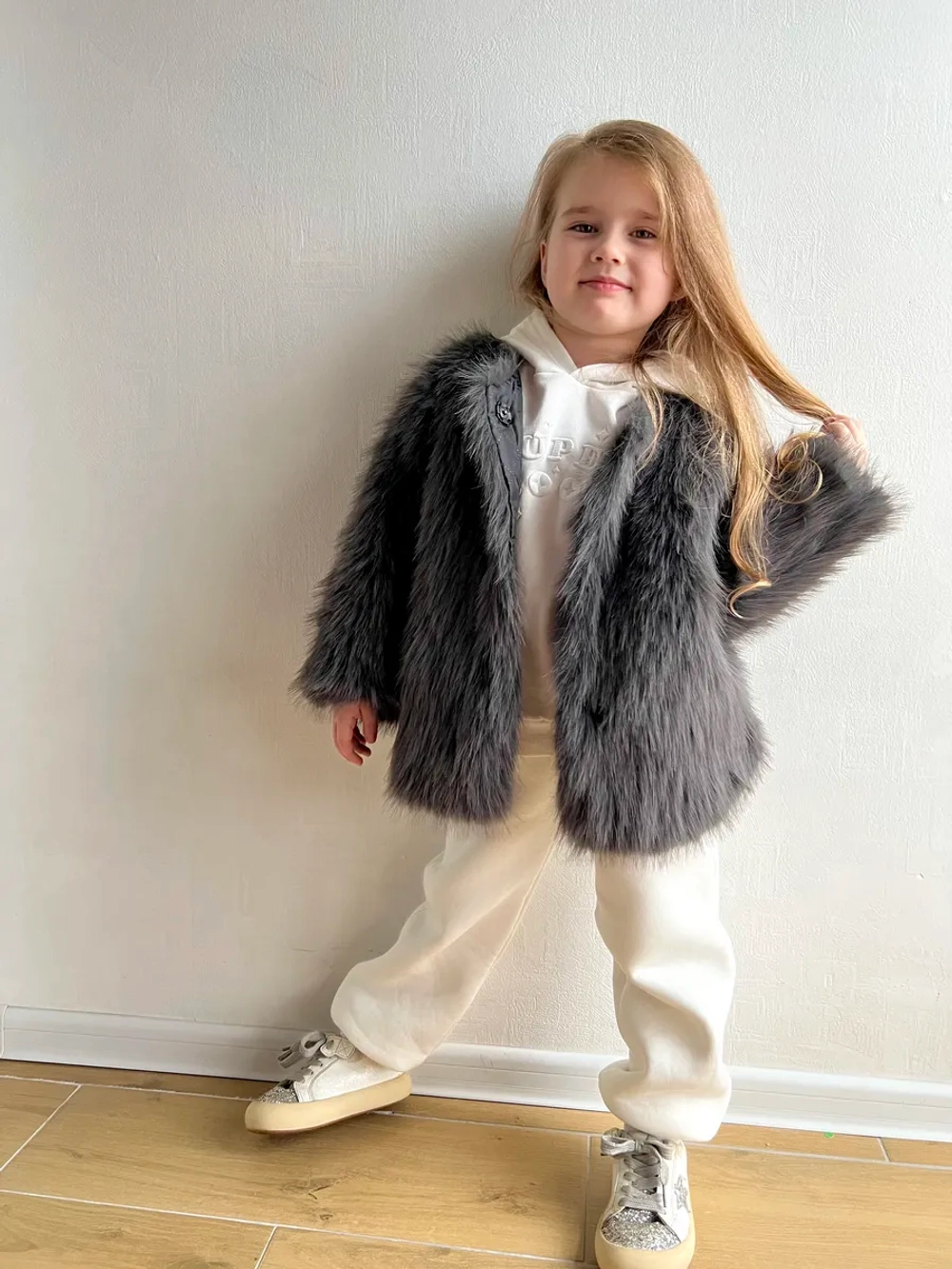 Шуба искусственная демисезонная