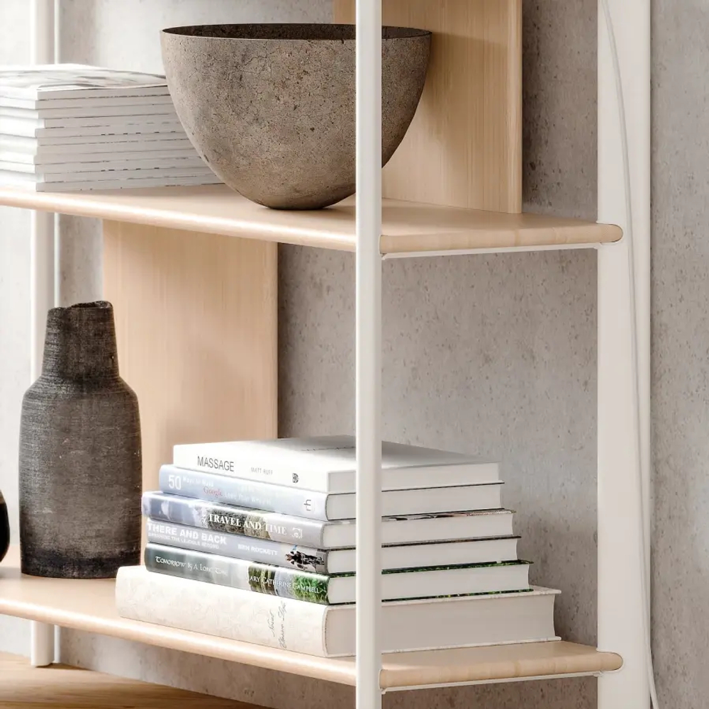 Столик придиванный - IKEA JÄTTESTA/ЙЕТТЕСТА ИКЕА, 71х95х30 см, коричневый/белый