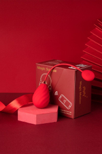 Красное виброяйцо Magic Motion Sundae (Цвет: красный)