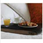 Подставка с пластиковым подносом laptray черная-песочная