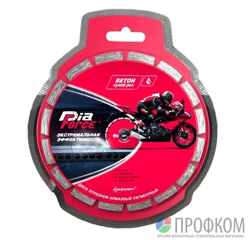 Диск алмазный по бетону DIAFORCE SEGMENT BASIC 115х1,9х22,23мм сухой рез
