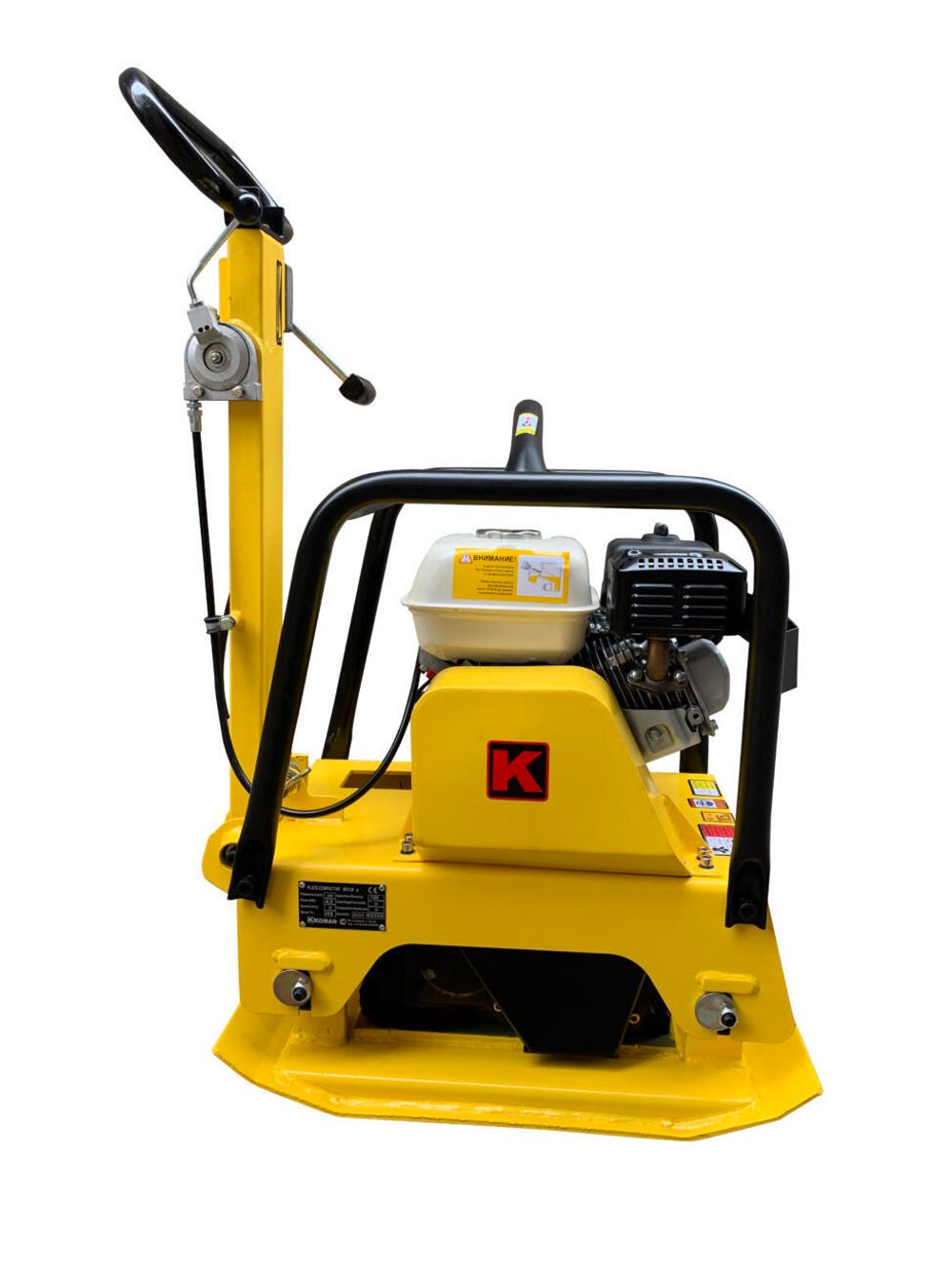 Виброплита реверсивная KOMAN MS125-4 бензиновая - [126 кг / 25 кН / Honda GX160]