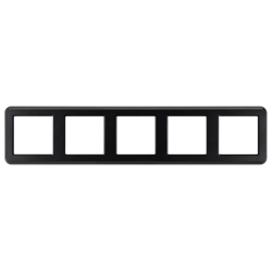 Рамка пластиковая FRM-VERSA-PL-5-BK (Arlight, -) 045191