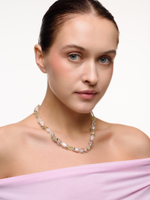 Колье "Rock crystal" Silver