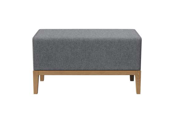 Банкетка Fjord 80 см (серый, твид)