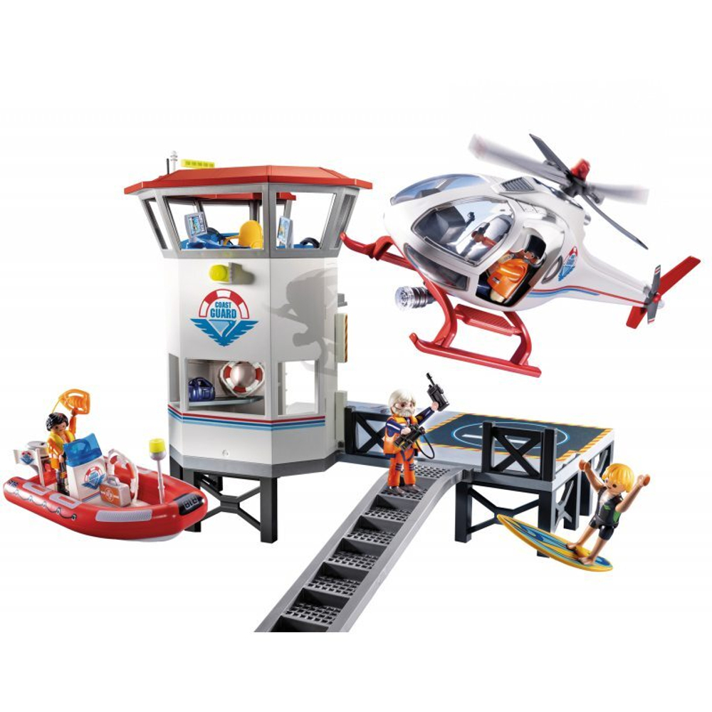 Playmobil - мега набор береговой обороны 70664