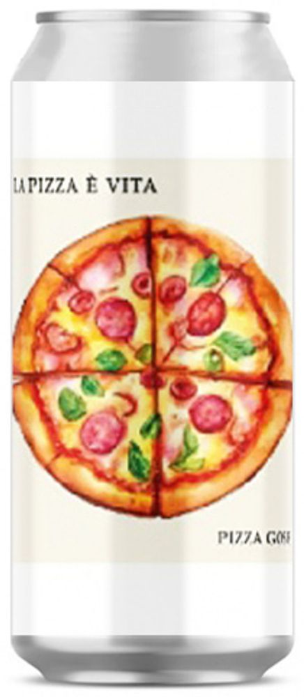 Пиво Плейг Ла Пицца Э Вита / Plague La Pizza E Vita 0.45 - банка