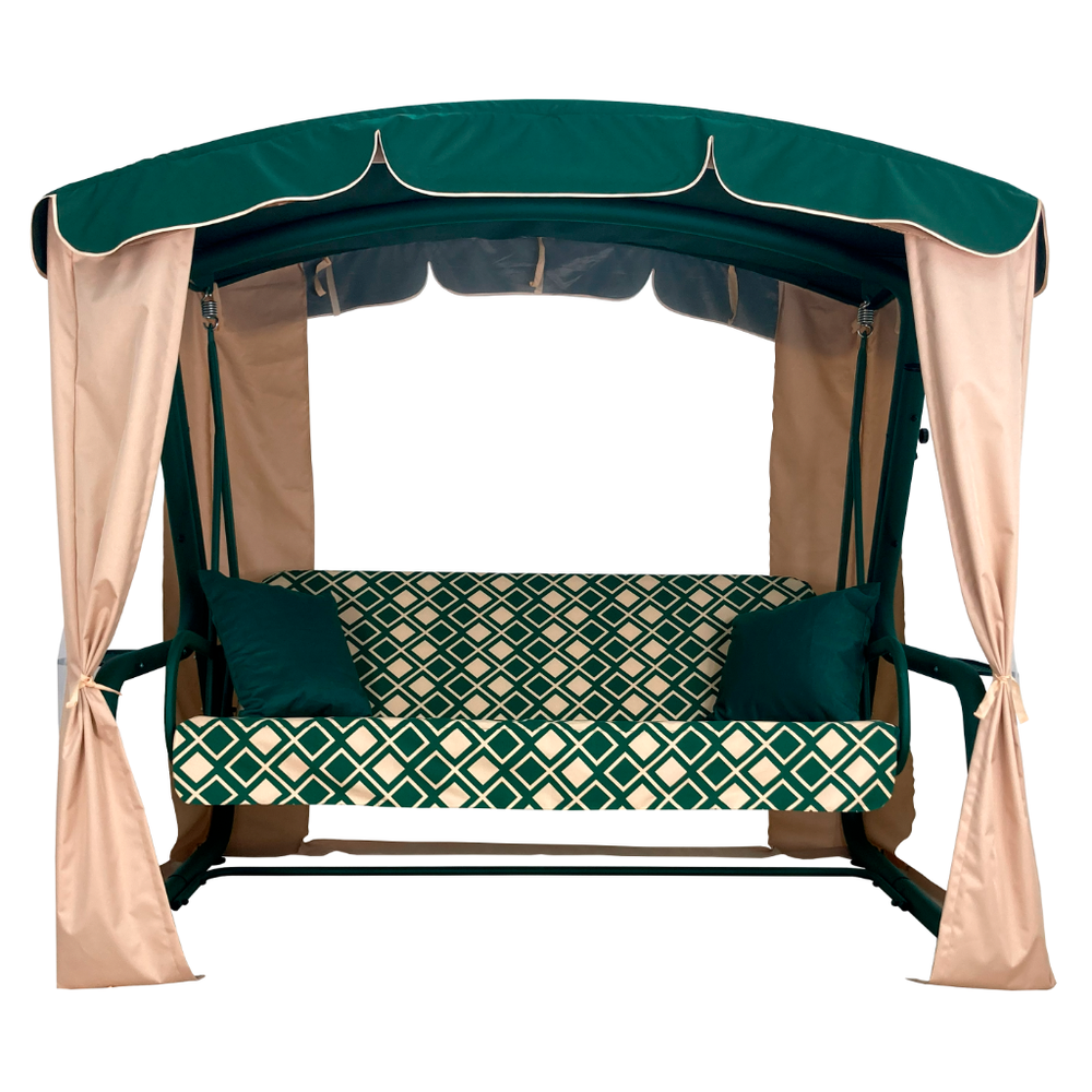 Садовые Качели Геометрия зеленый