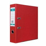 Папка-регистратор STANGER 75 мм двухстор.PVC красн. метал.окант. съемн. мех. карман д/маркир.этикет.