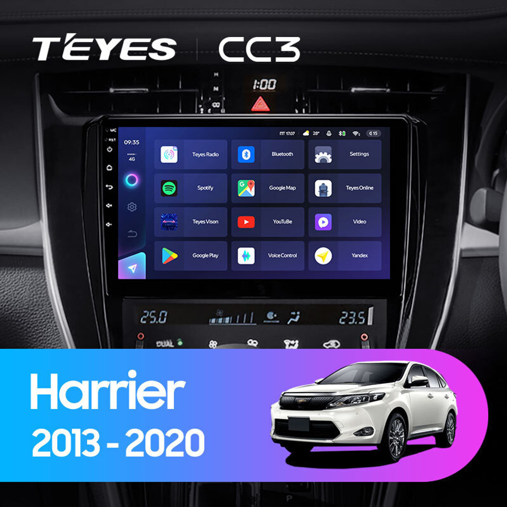 Teyes CC3 10.2" для Toyota Harrier 2013-2020