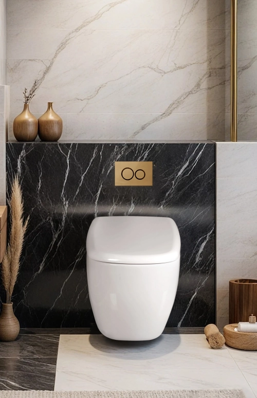 Унитаз ROMINA Aria Tornado подвесной безободковый со смывом торнадо Ceruttispa CT10613 (520х345х365)