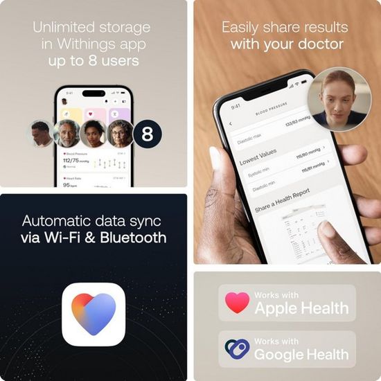 Умный тонометр Withings BPM Vision