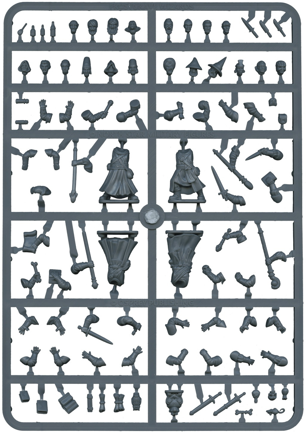 FGVP06(a) Один литник Frostgrave Wizards