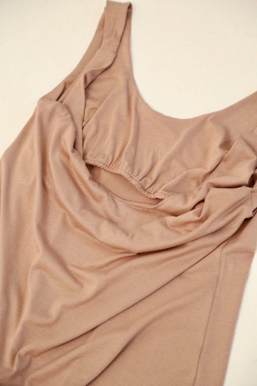 Платье майка из вискозы coffee