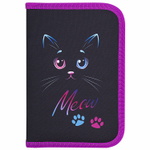 Пенал BRAUBERG 1 отделение полиэстер 21х14 см "Black Cat" (2 штуки в упаковке)