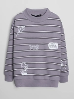 Спортивный костюм для девочки на весну сиреневый оверсайз