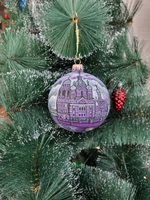 Шар стеклянный "Спас на крови",  ручная роспись