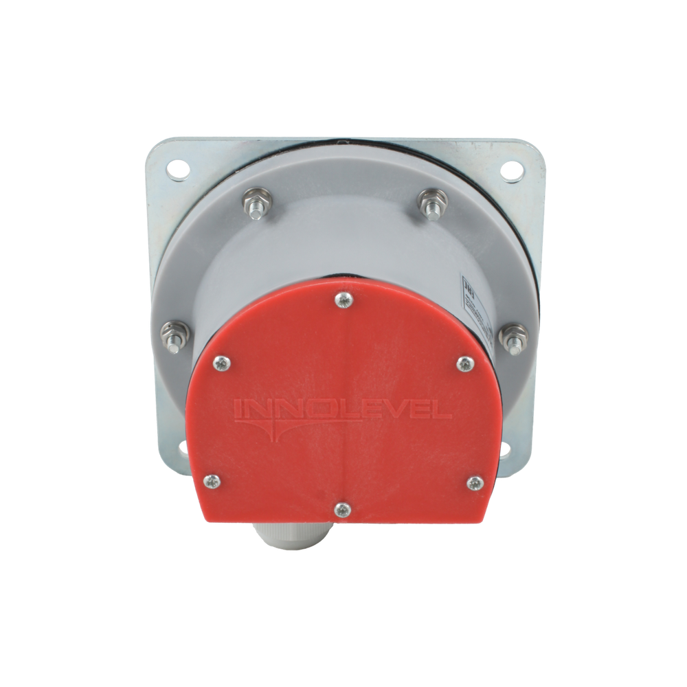 Мембранный датчик подпора для сыпучих материалов INNOLEVEL в пластиковом корпусе (аналог СУМ-1), -40 +80 С, IP54, чувств. от 100 г/л; фланец 114x114 мм, мембрана- NBR, выход- реле SPDT