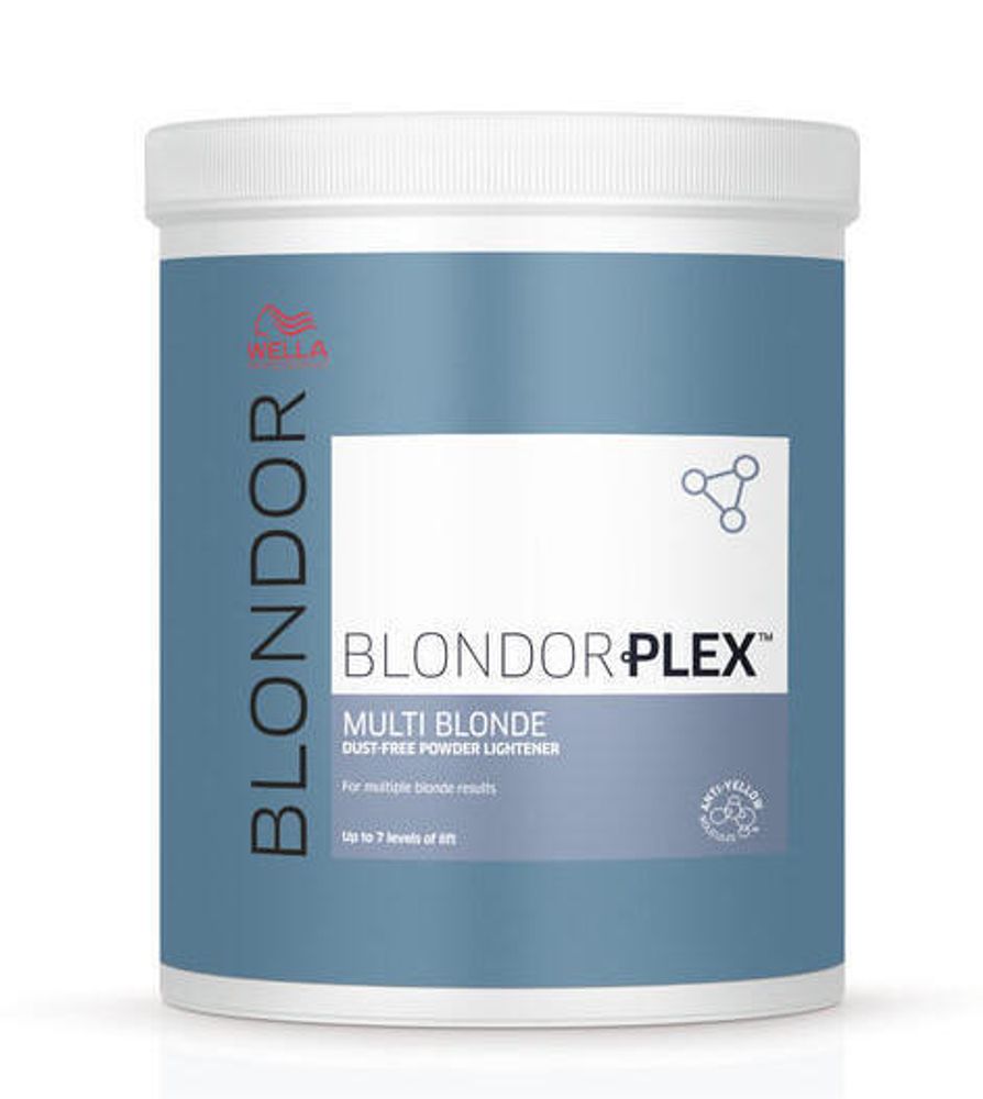 Wella Blondor Plex Профессиональная женская обесцвечивающая пудра без образования пыли, 800 гр.