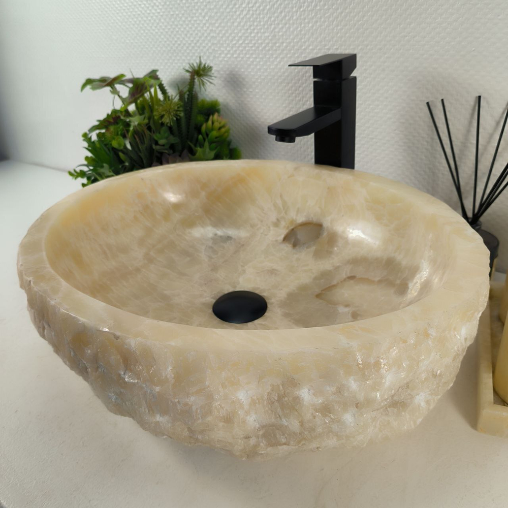 Раковина из оникса Erozy Yellow EO-64606 52*42*15 0159